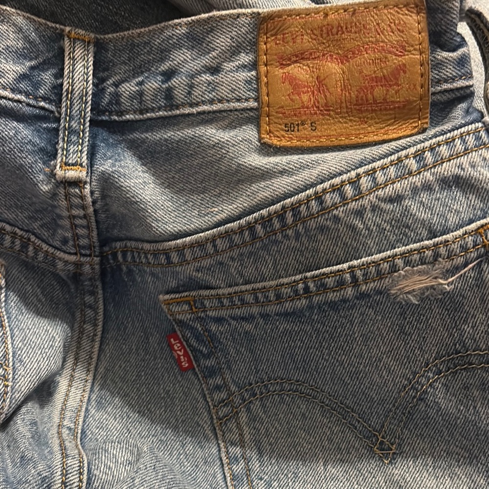 Levi's 501 Skinny Blue Denim Jeans